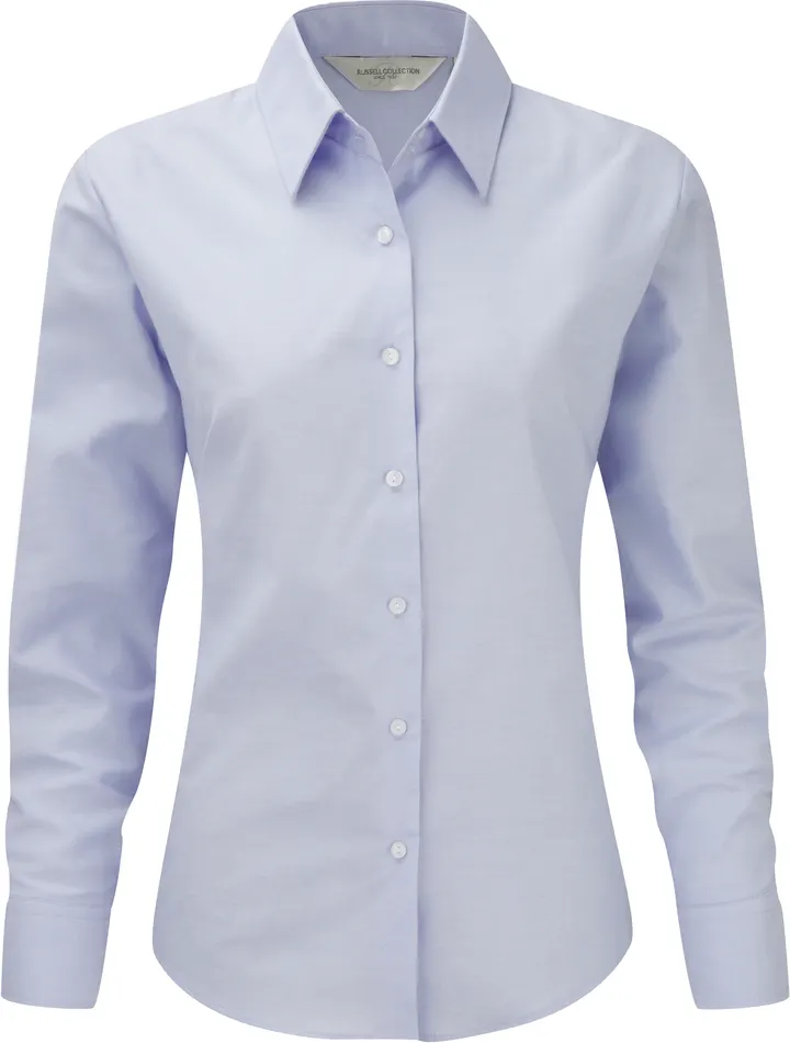 Ladies' Long Sleeve Easy Care Oxford Shirt Oxford Blue