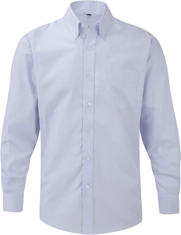 Men's Long Sleeve Easy Care Oxford Shirt Oxford Blue