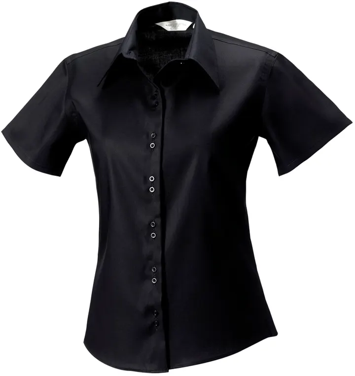 Chemise femme manches courtes Non Iron Black