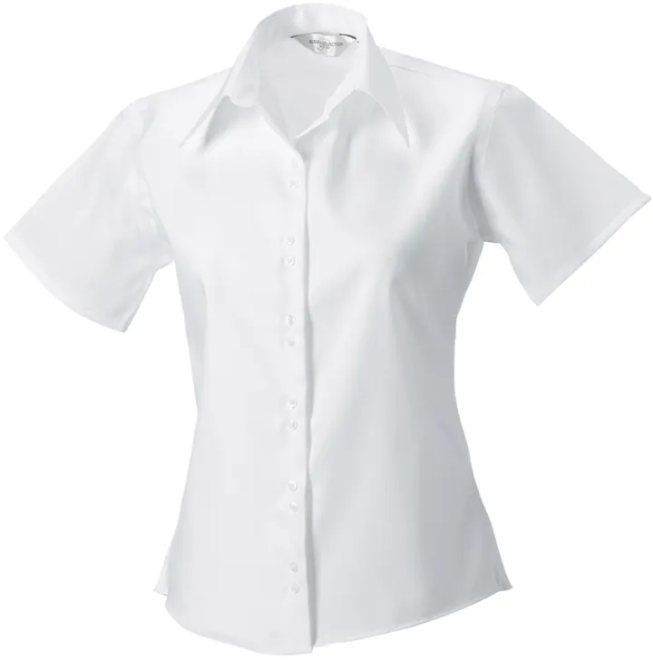 Chemise femme manches courtes Non Iron White