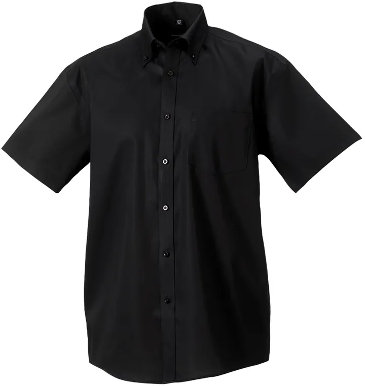 Chemise homme manches courtes Non Iron - classique Black