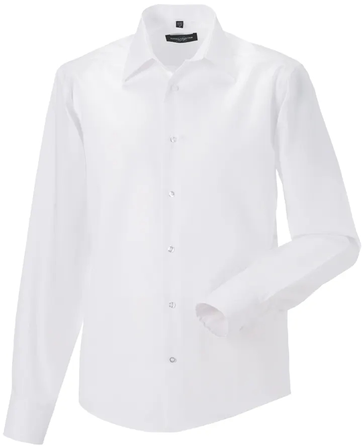 Men's Long Sleeve Tailored Ultimate Non-Iron Shirt White