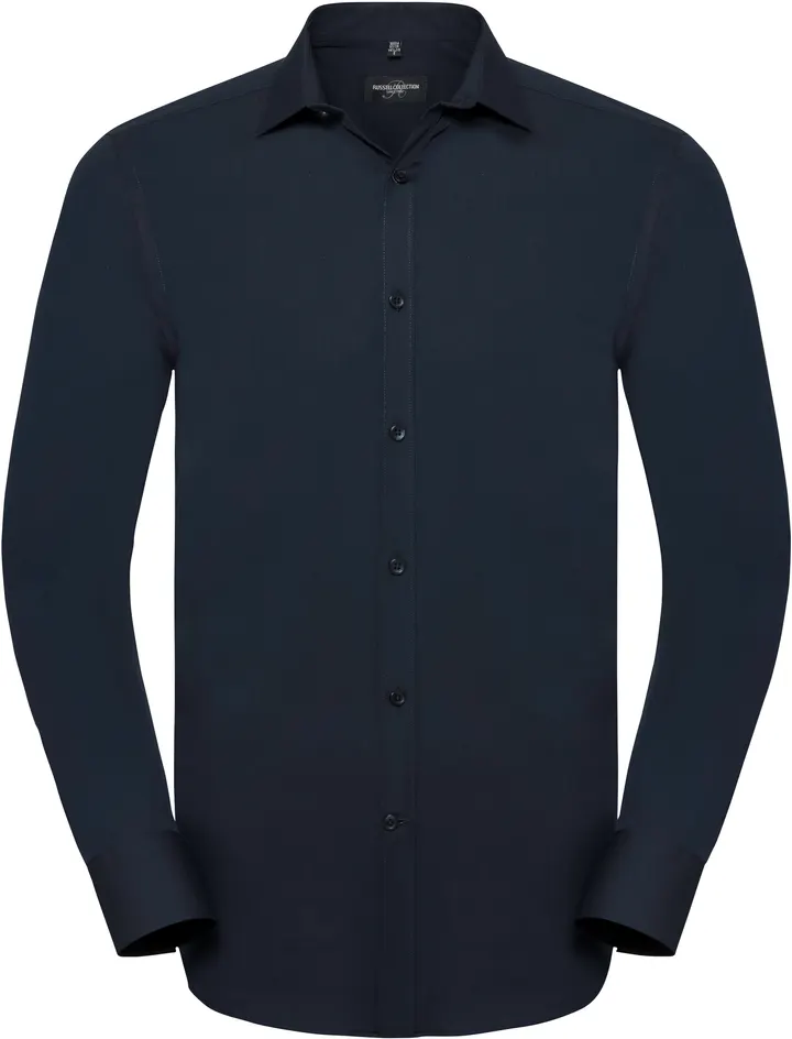 Men's Long Sleeve Ultimate Stretch Bright Navy