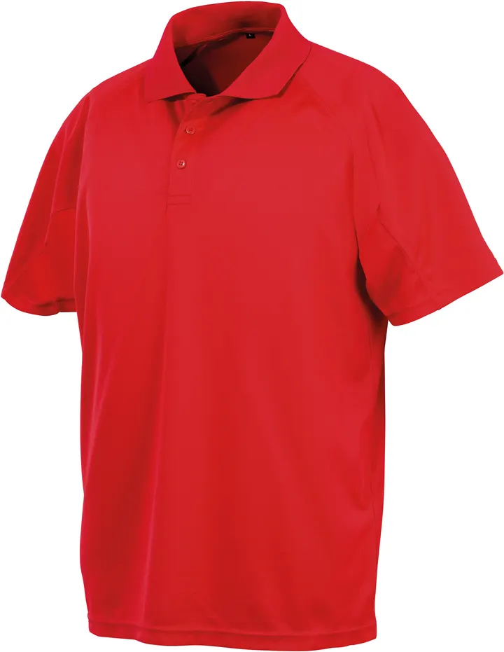 Performance aircool polo shirt Red