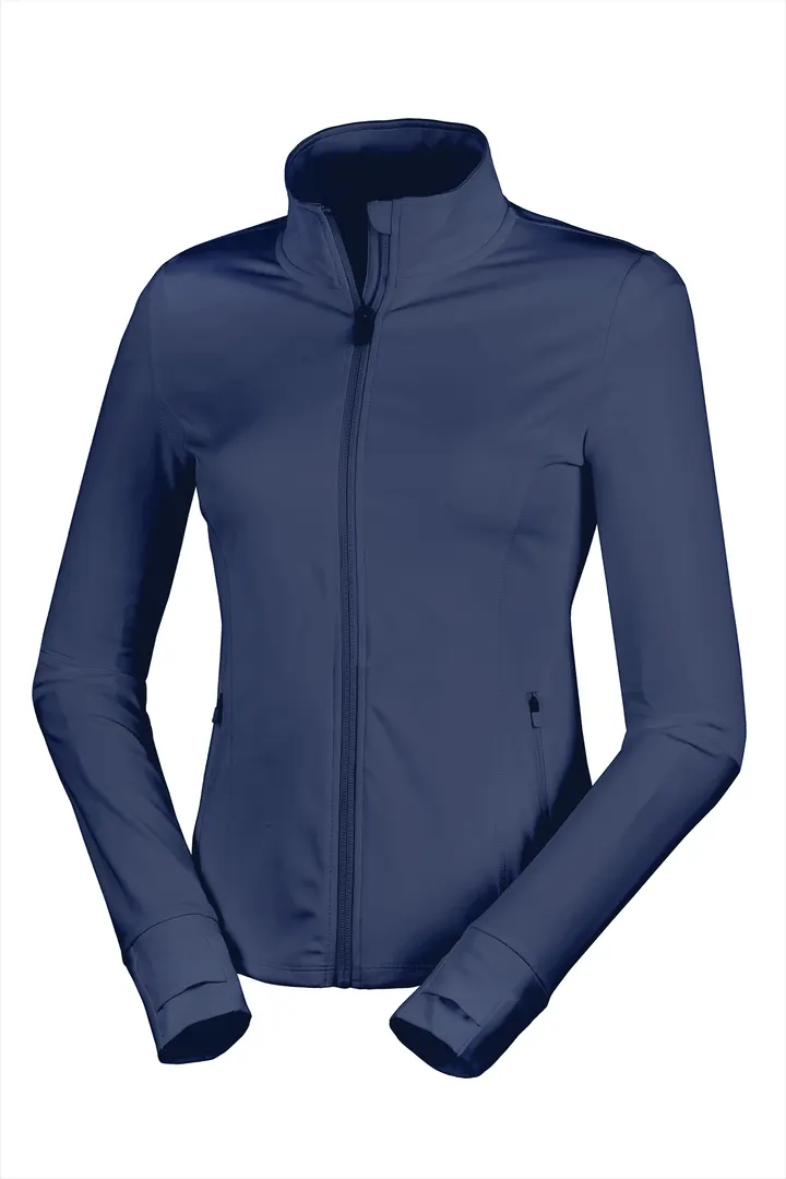 Fitnessjacke für Damen Navy