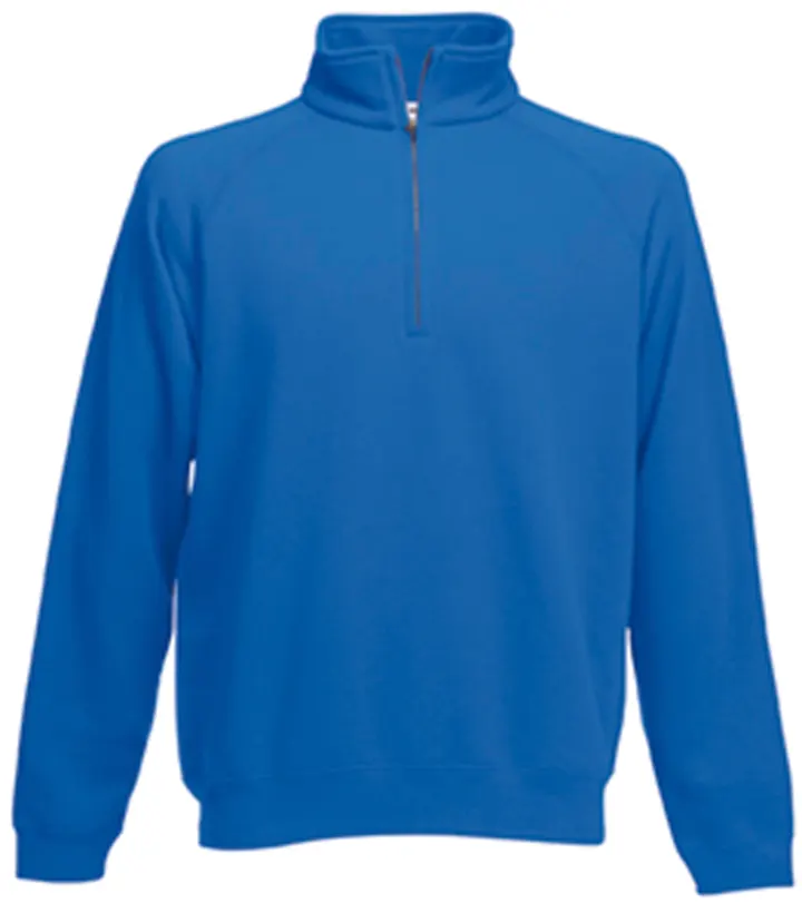 Sweat-shirt col zippé Premium (62-032-0) Royal Blue