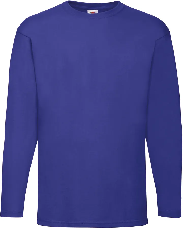 Valueweight Long Sleeve T (61-038-0) Royal Blue