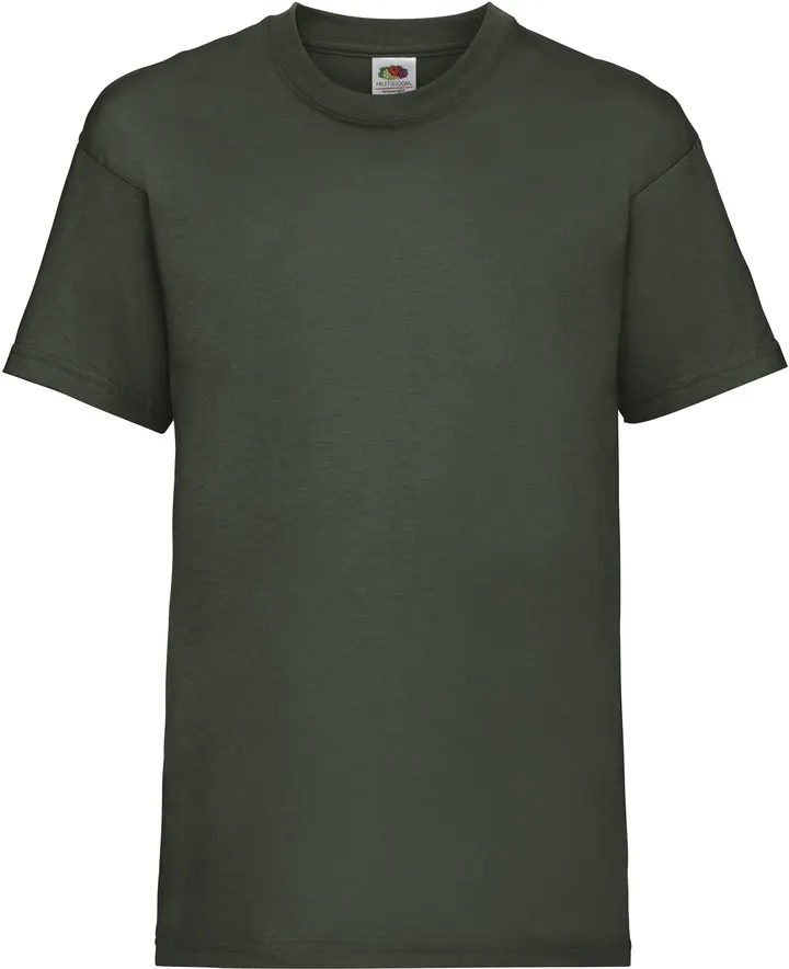 Kids Valueweight T (61-033-0) Bottle Green