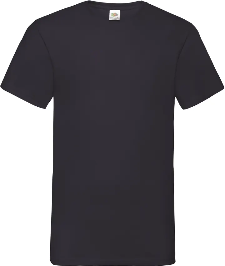 T-shirt homme col v Valueweight (61-066-0) Black