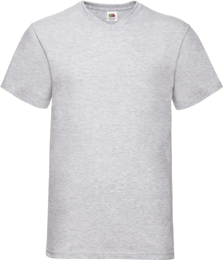 T-shirt homme col v Valueweight (61-066-0) Heather Grey