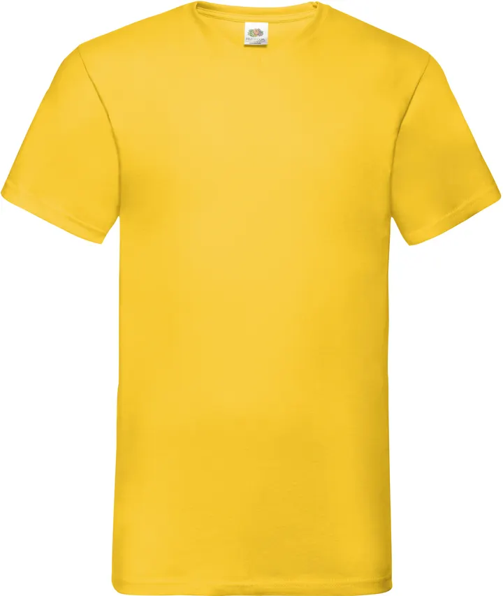 T-shirt homme col v Valueweight (61-066-0) Sunflower