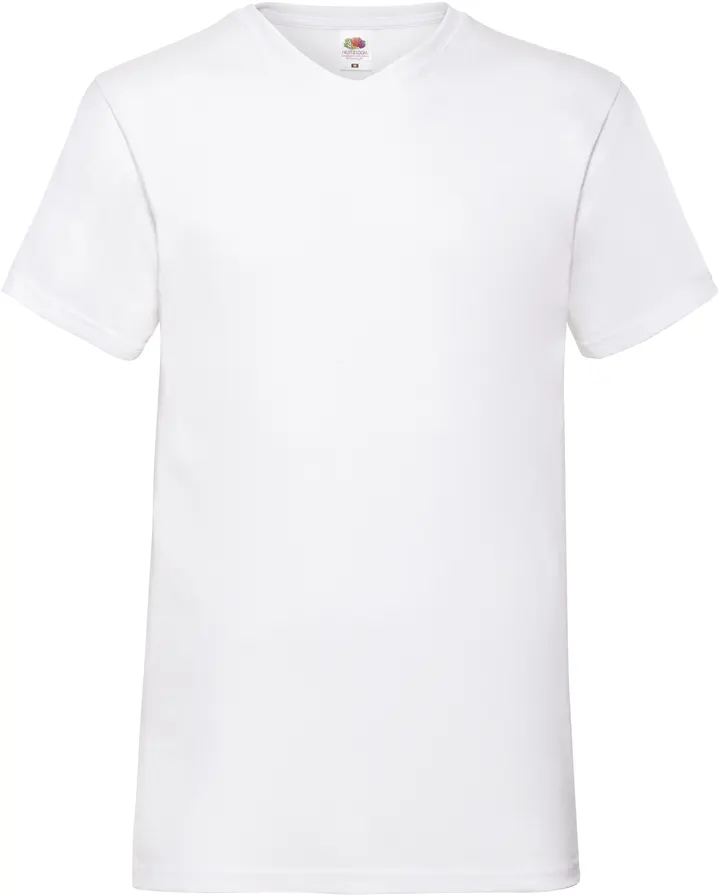 T-shirt homme col v Valueweight (61-066-0) White