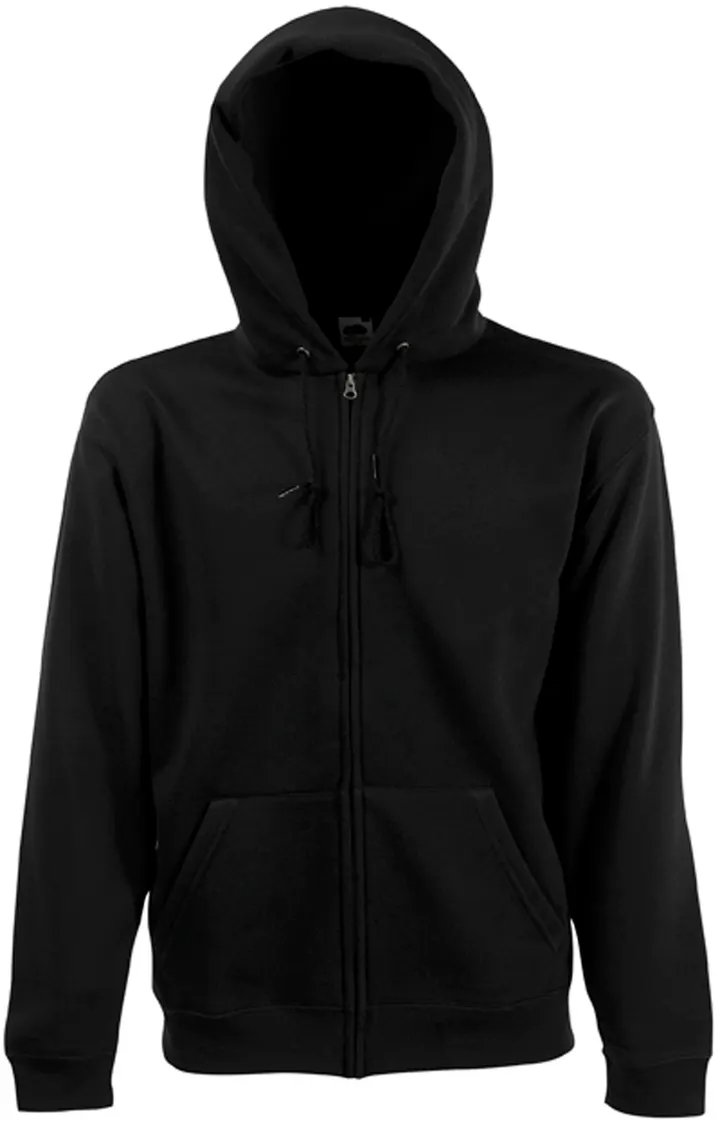 Premium Hooded Sweat Jacket (62-034-0) Black
