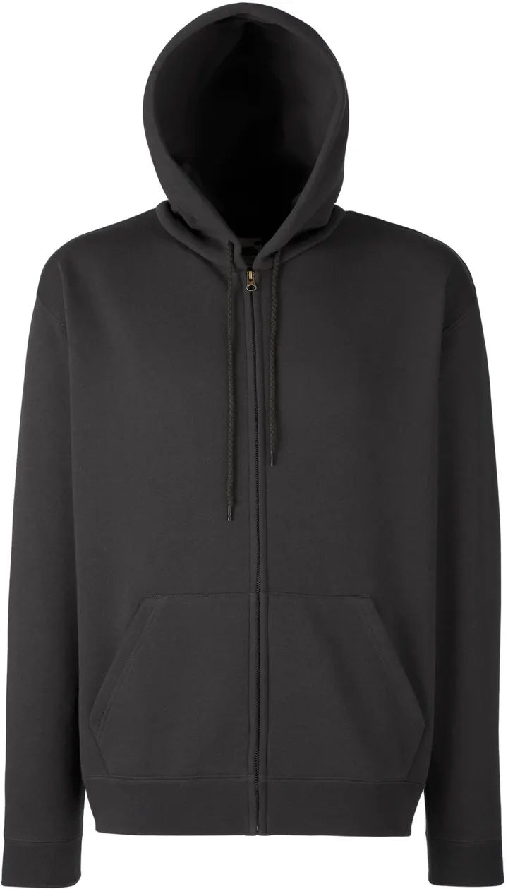 Premium Hooded Sweat Jacket (62-034-0) Charcoal