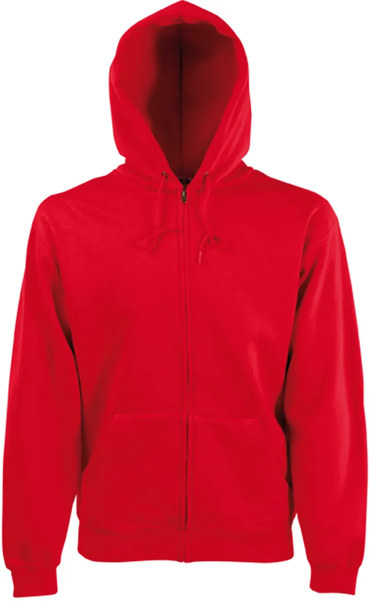 Premium Hooded Sweat Jacket (62-034-0) Red