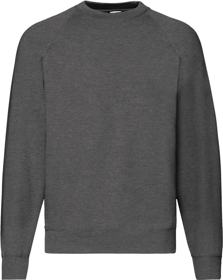 Classic Raglan Sweat (62-216-0) Dark Heather Grey