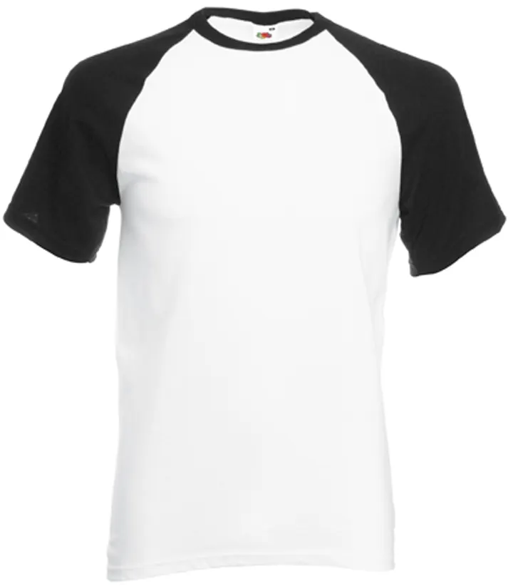 Valueweight Short Sleeve Baseball White / Black