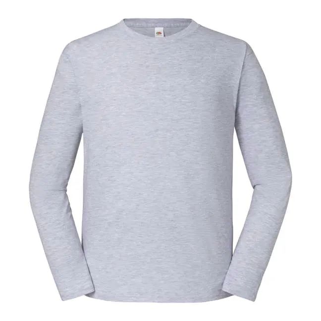 T-Shirt mit langen Ärmeln Iconic 195 Heather Grey