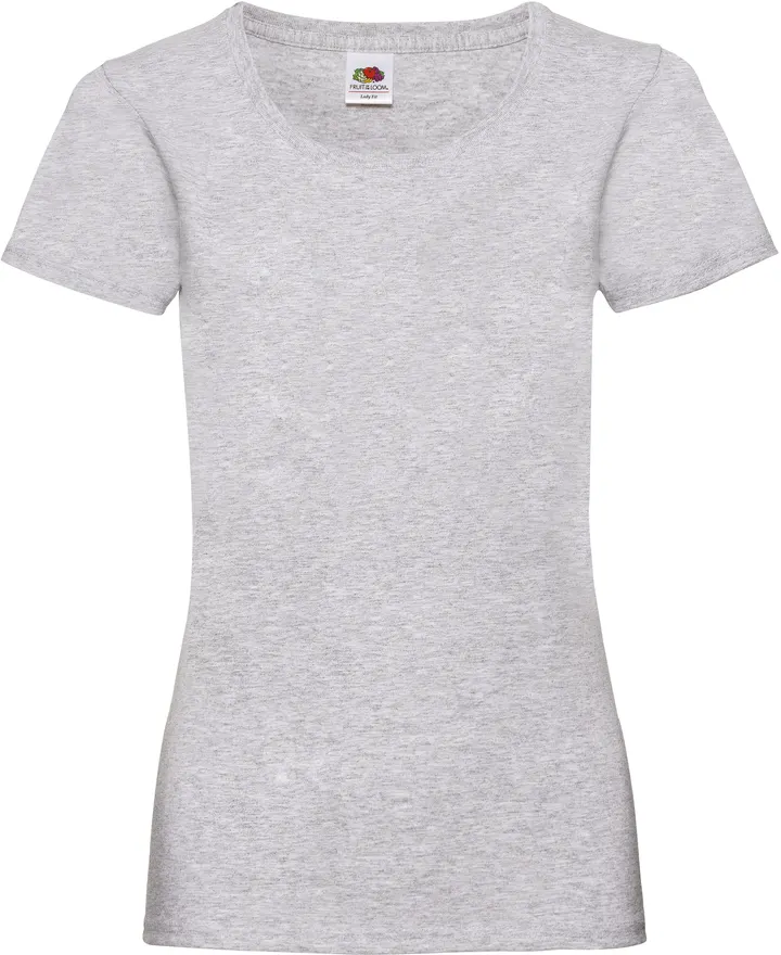 Lady-fit Valueweight T (61-372-0) Heather Grey