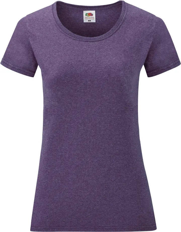 Lady-fit Valueweight T (61-372-0) Heather Purple