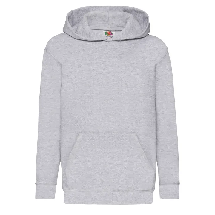 Kids Classic Hooded Sweat (62-043-0) Heather Grey