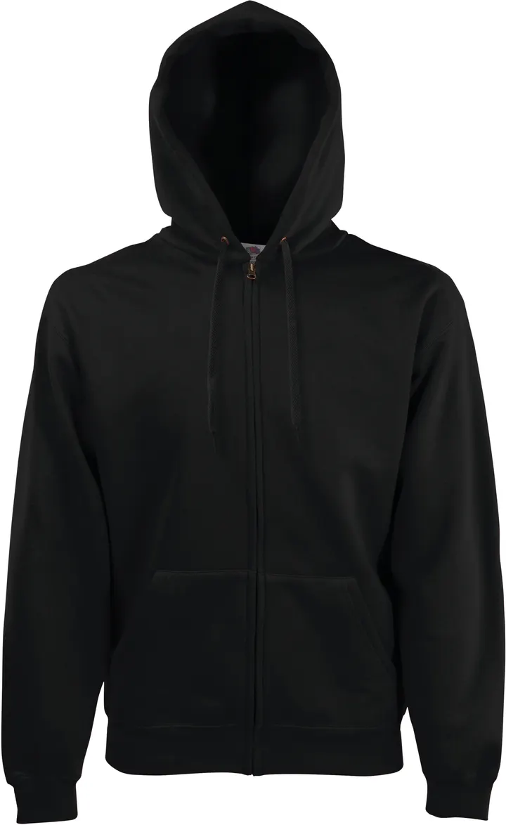 Sweat-shirt homme zippé capuche Classic (62-062-0) Black