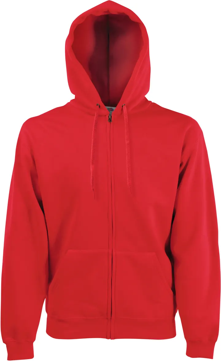 Sweat-shirt homme zippé capuche Classic (62-062-0) Red