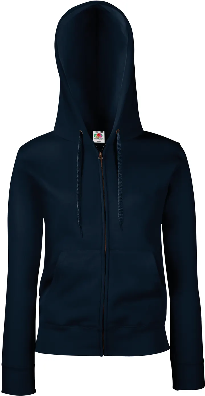 Lady-fit Premium Hooded Sweat Jacket (62-118-0) Deep Navy