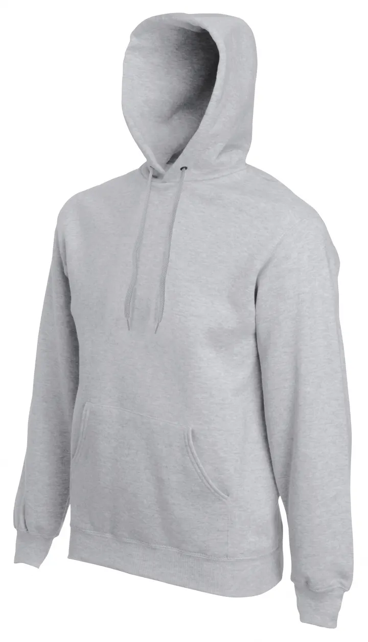 Premium Hooded Sweatshirt Heather Grey