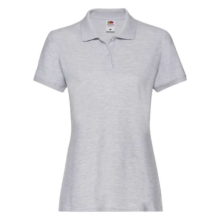 Polo Femme Premium Heather Grey
