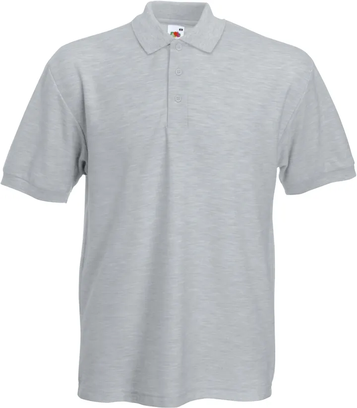 Heavy 65/35 Polo (63-204-0) Heather Grey