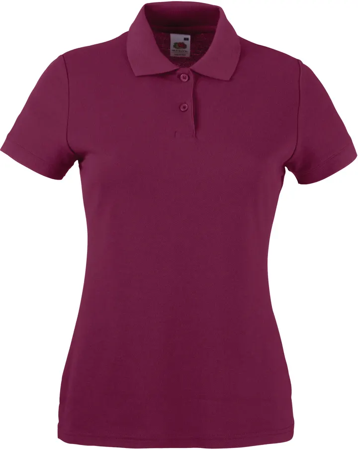 Lady-fit 65/35 Polo (63-212-0) Burgundy