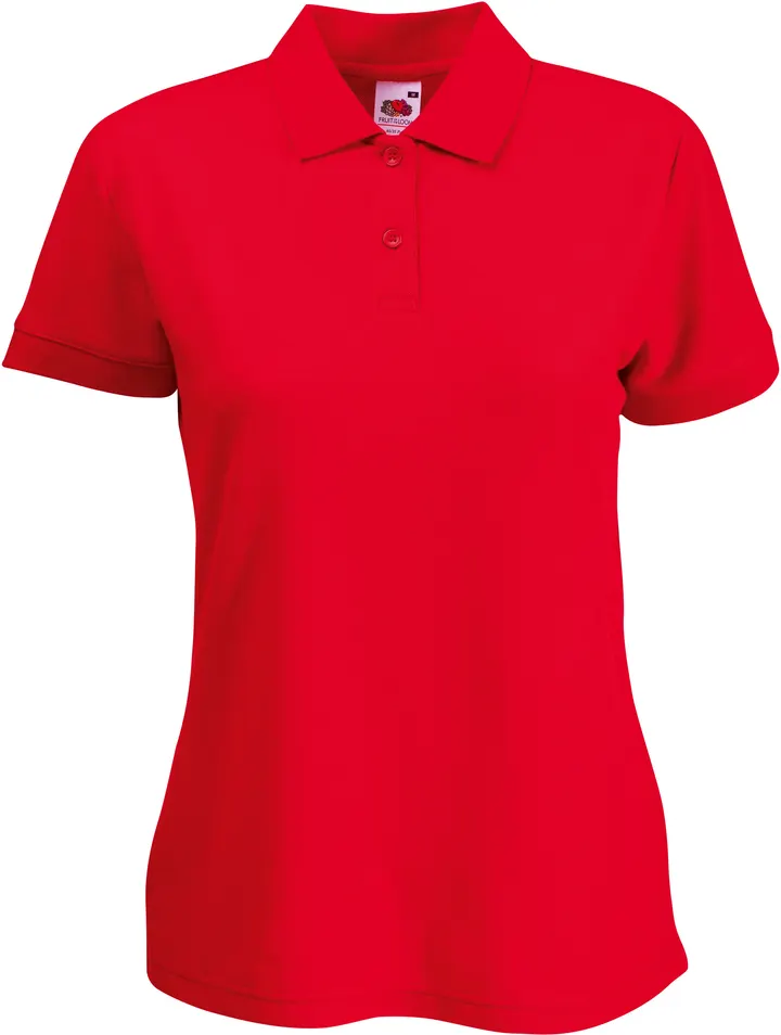 Lady-fit 65/35 Polo (63-212-0) Red