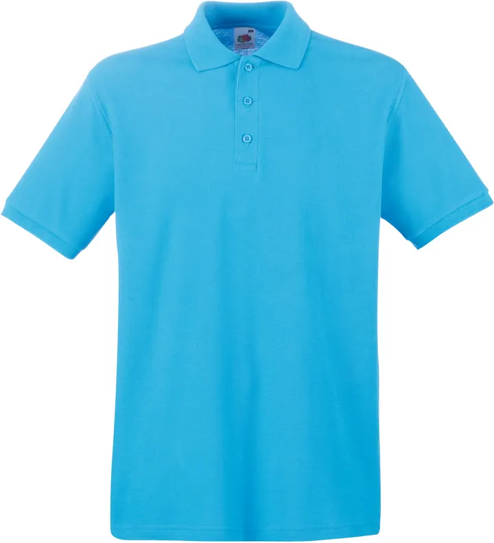 Premium Polo (63-218-0) Azur Blue