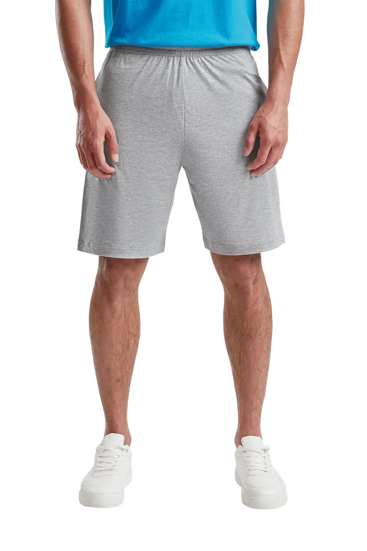 Shorts aus Jersey Heather Grey