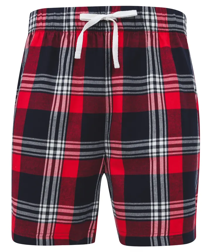 Short à motif tartan Red / Navy Check