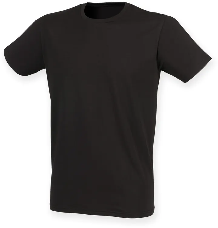 Men's Feel Good Stretch Crew Neck T-Shirt Black