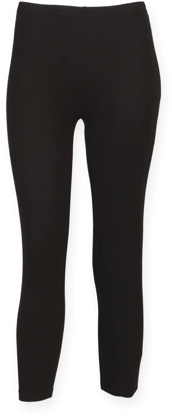 Women's 3/4 Length Leggings Black