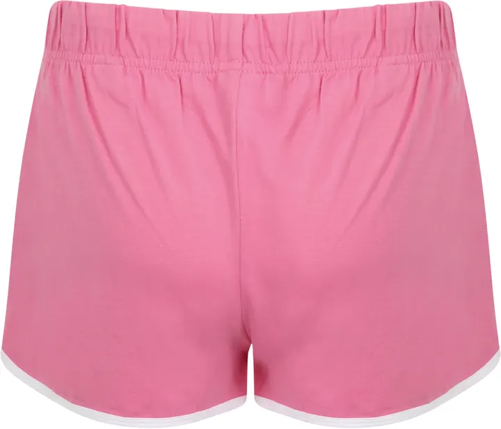 Short Femme Rétro Bright Pink / White