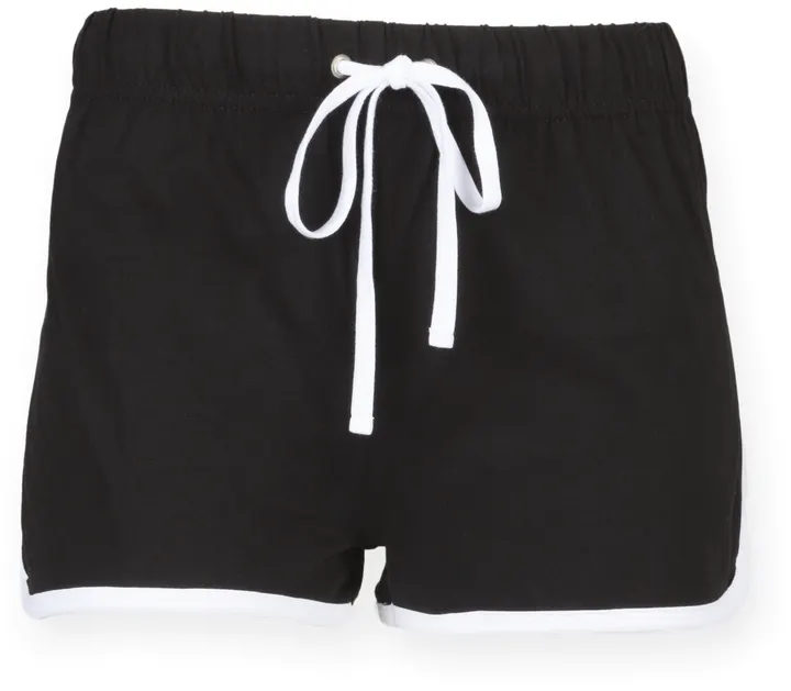Short Femme Rétro Black / White