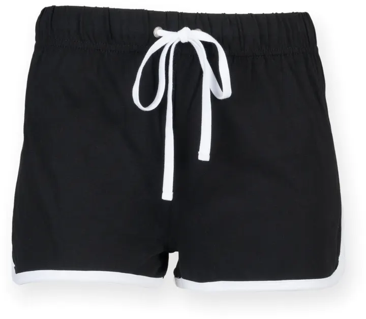 Short enfant Rétro Black / White