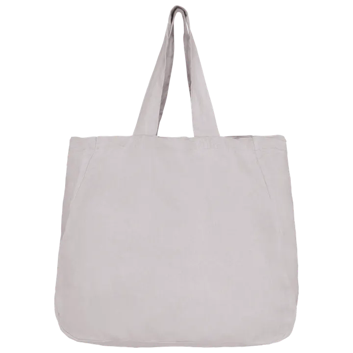 Shoppingtasche aus Leinen Ivory