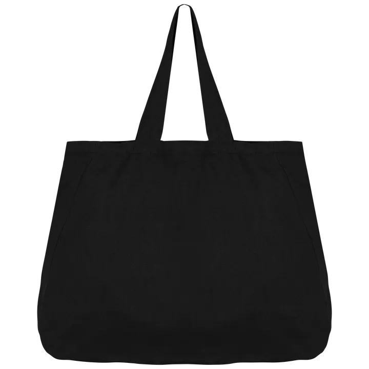 Shoppingtasche aus Leinen Black