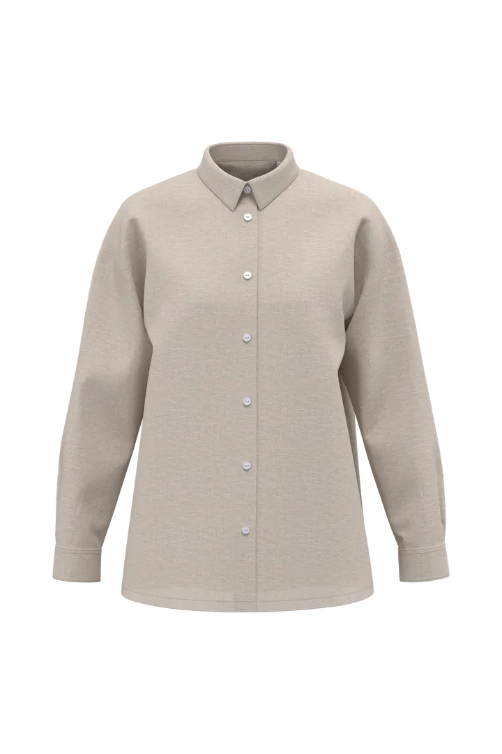 Chemise oversize en lin femme Linen