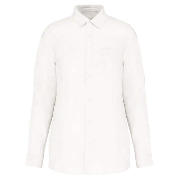 Leinen-Bluse für Damen White