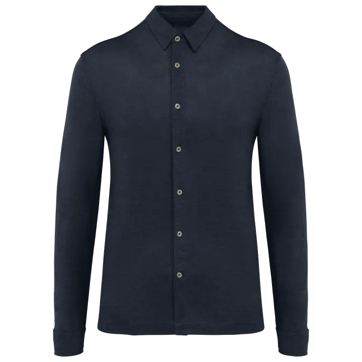 Chemise en lin homme Navy Blue