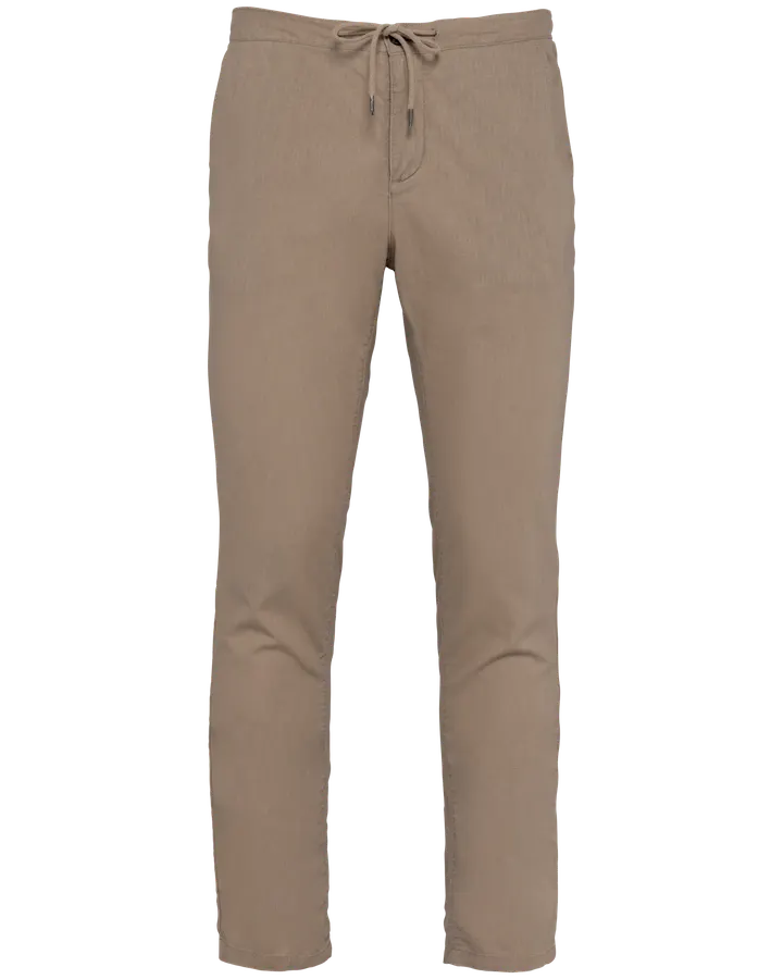 Umweltfreundliche Herrenhose aus Bio-Leinen und Bio-Baumwolle Wet Sand