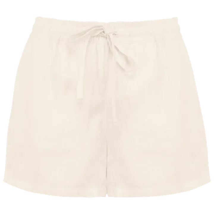 Leinenshorts für Damen Ivory