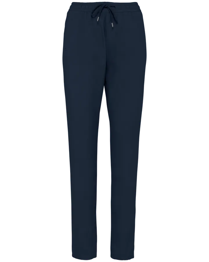 Umweltfreundliche ausgewaschene Damenhose aus Lyocell Washed Navy Blue