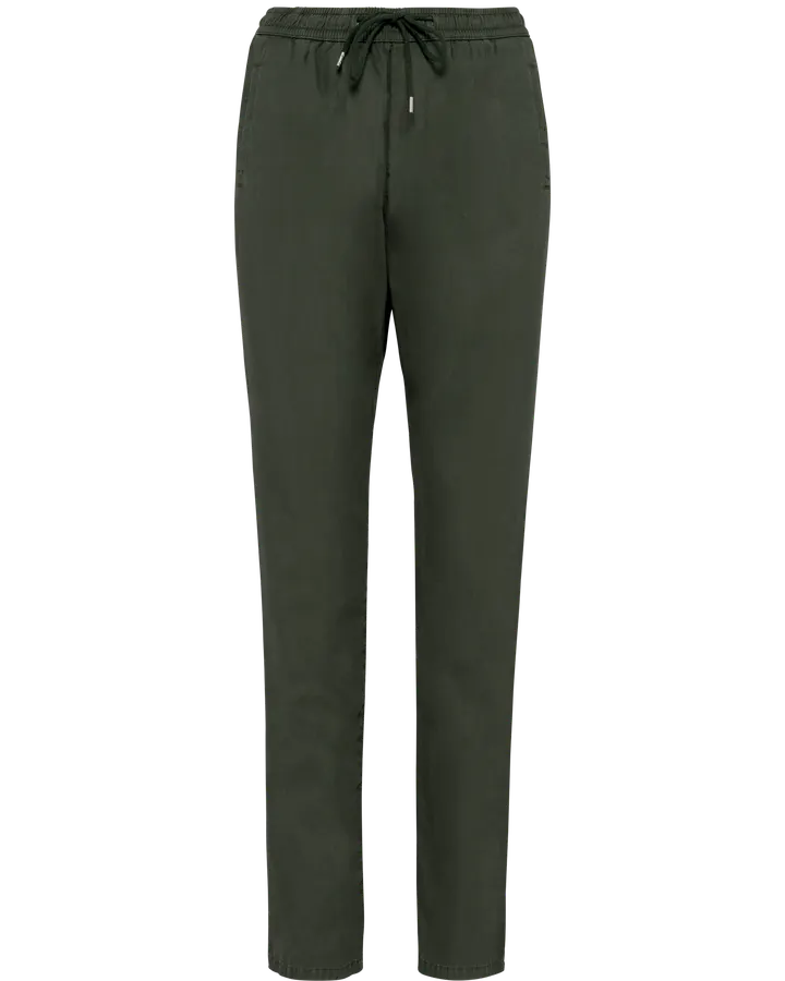 Umweltfreundliche ausgewaschene Damenhose aus Lyocell Washed Organic Khaki